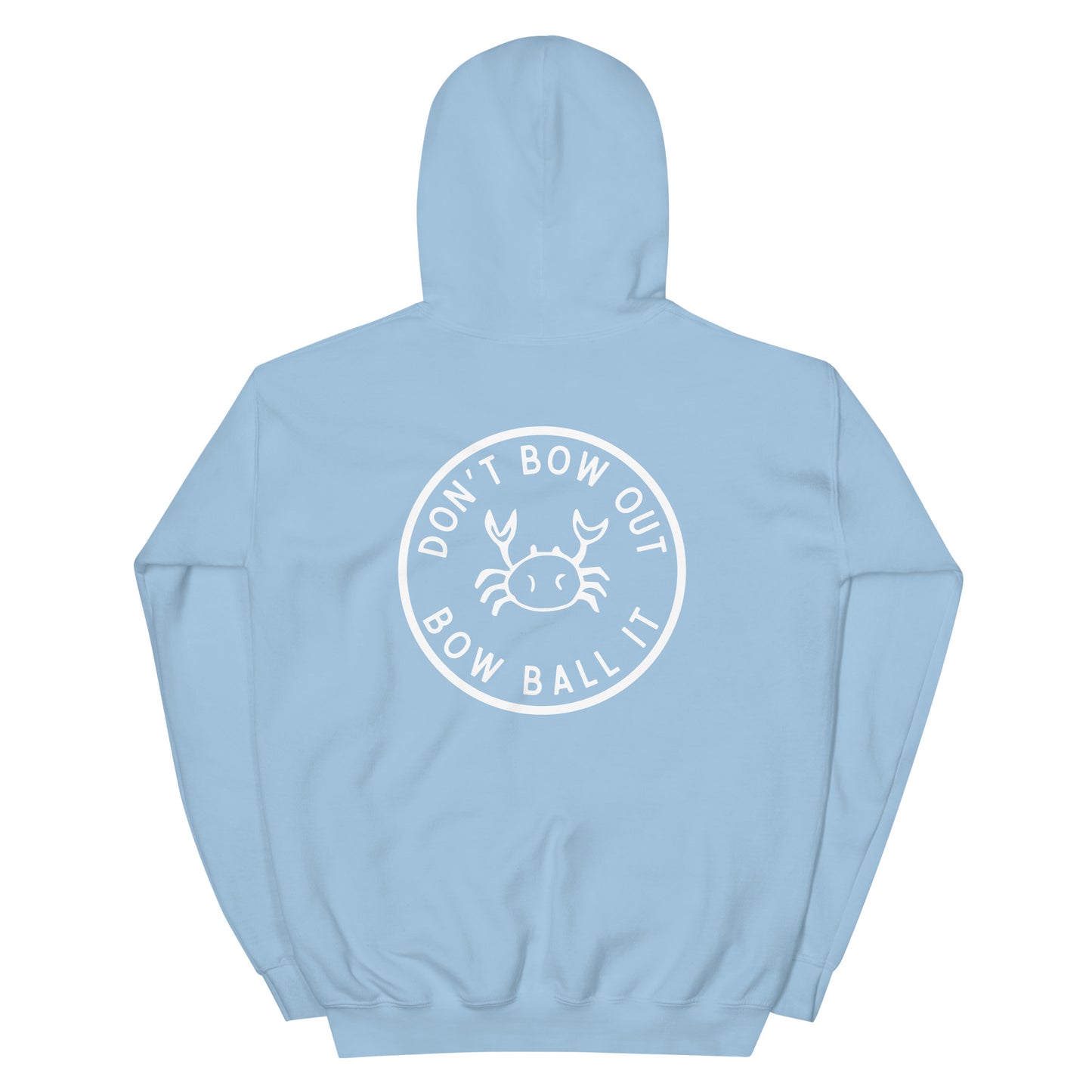 Unisex Hoodie: Bow Ball It | Crab