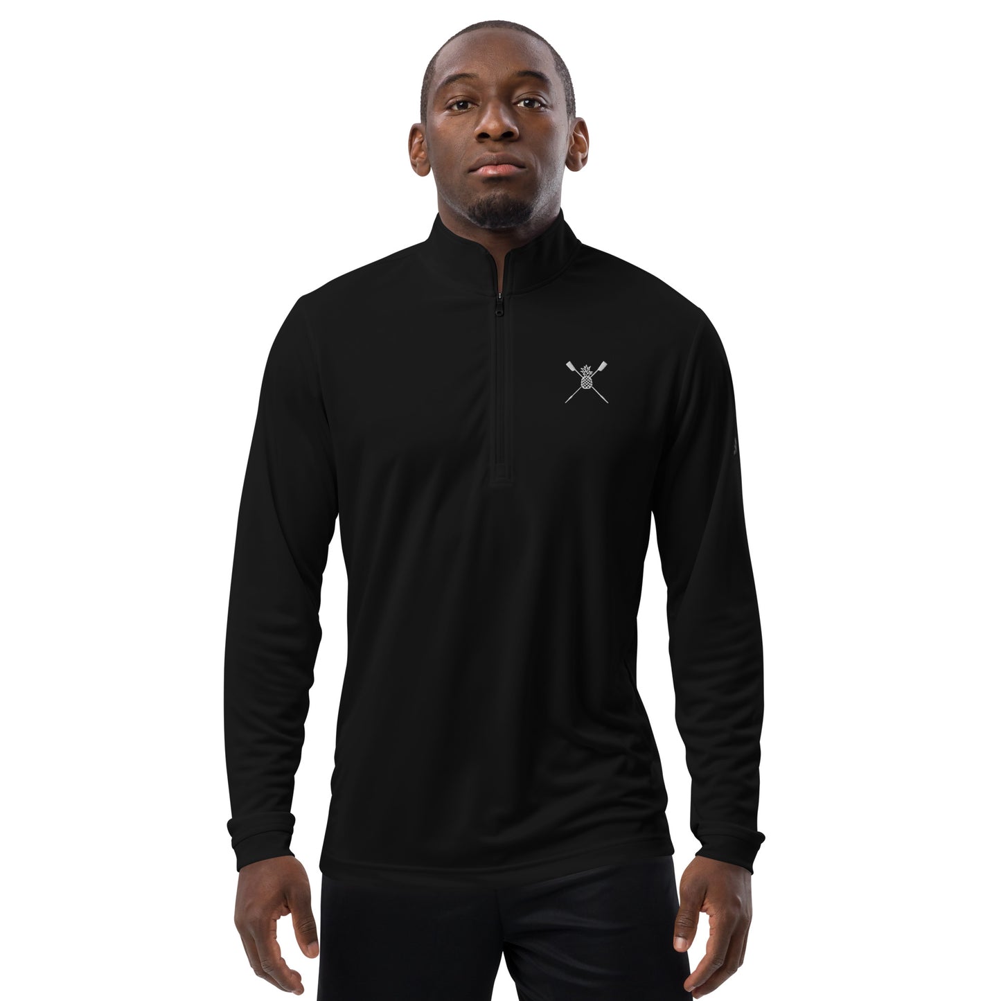 Adidas Quarter Zip Pullover: Classic [Embroidered]