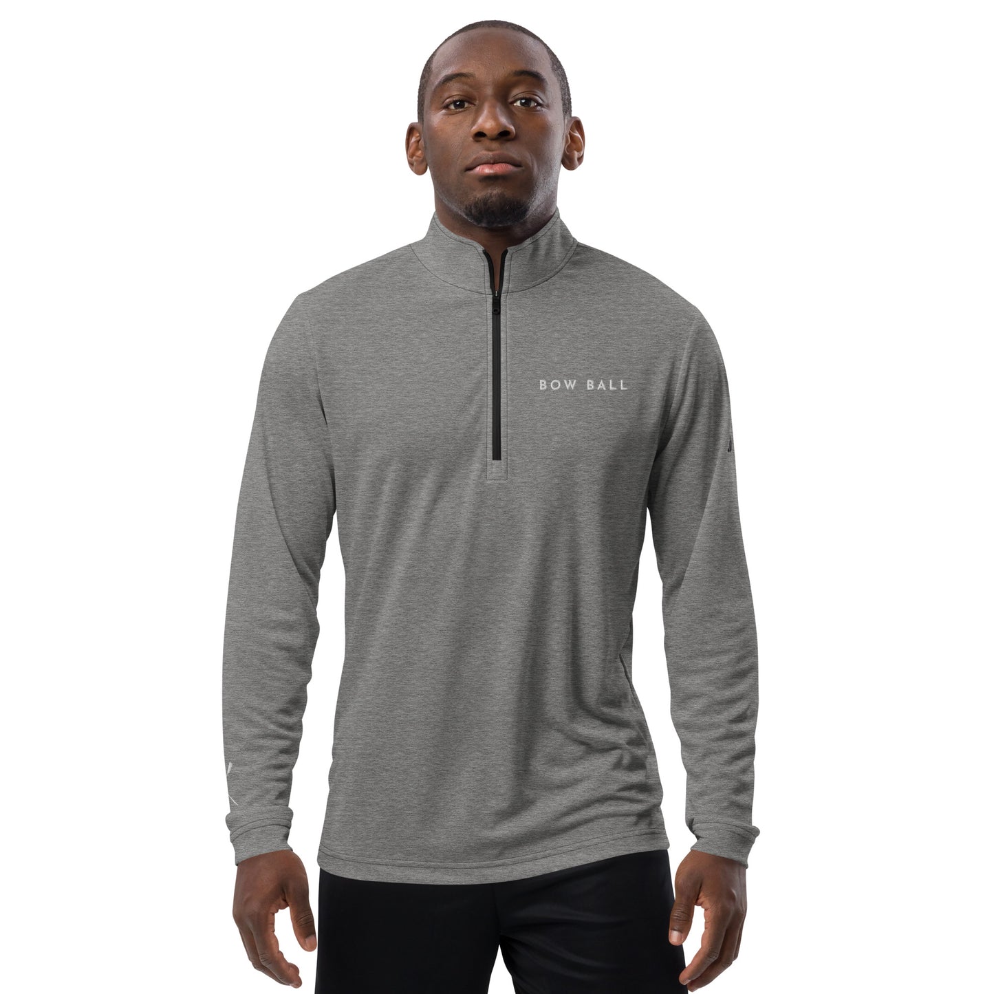 Adidas Quarter Zip Pullover: The Original [Embroidered]