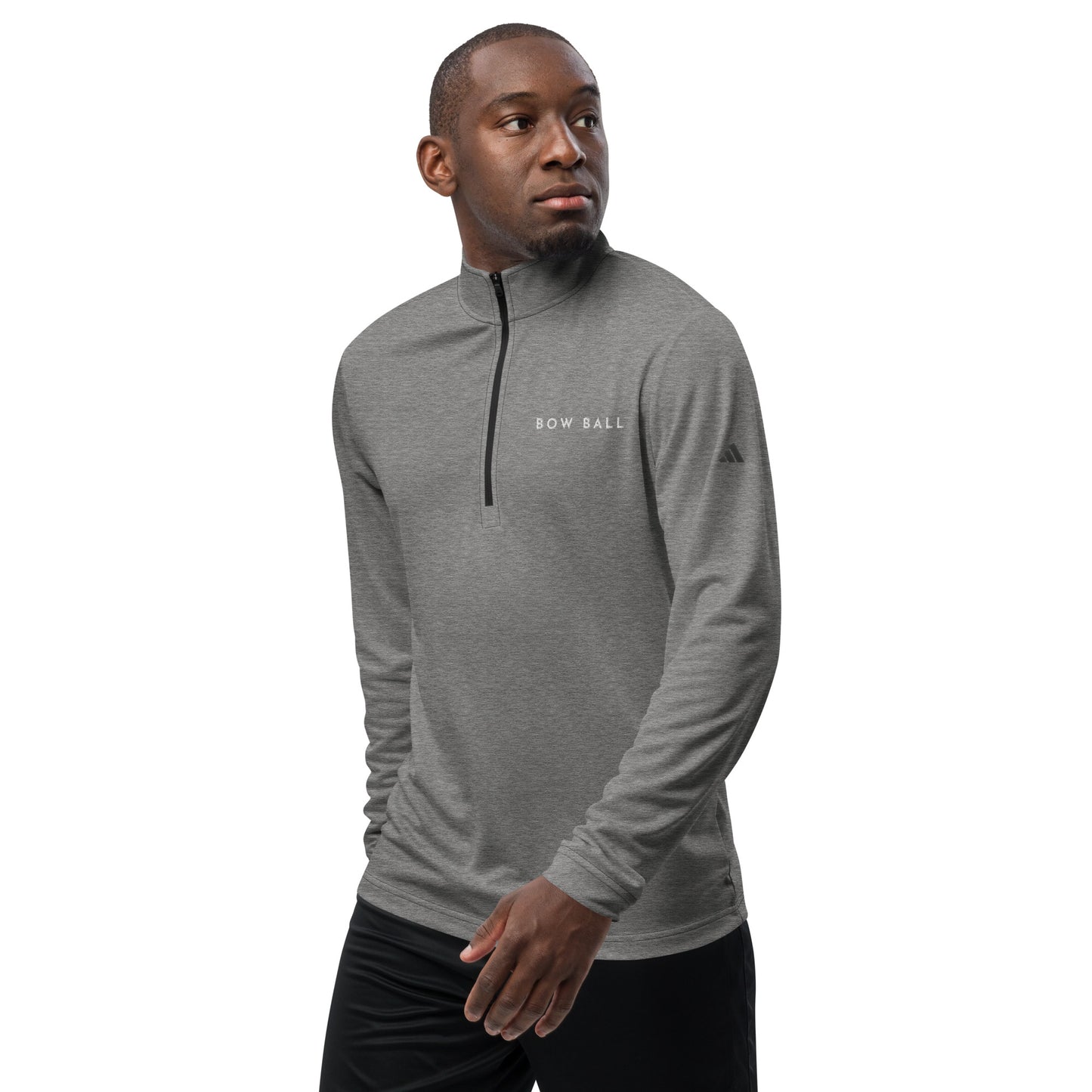 Adidas Quarter Zip Pullover: The Original [Embroidered]