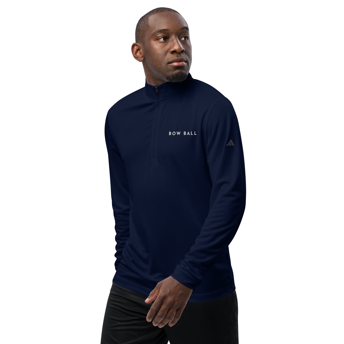 Adidas Quarter Zip Pullover: The Original [Embroidered]