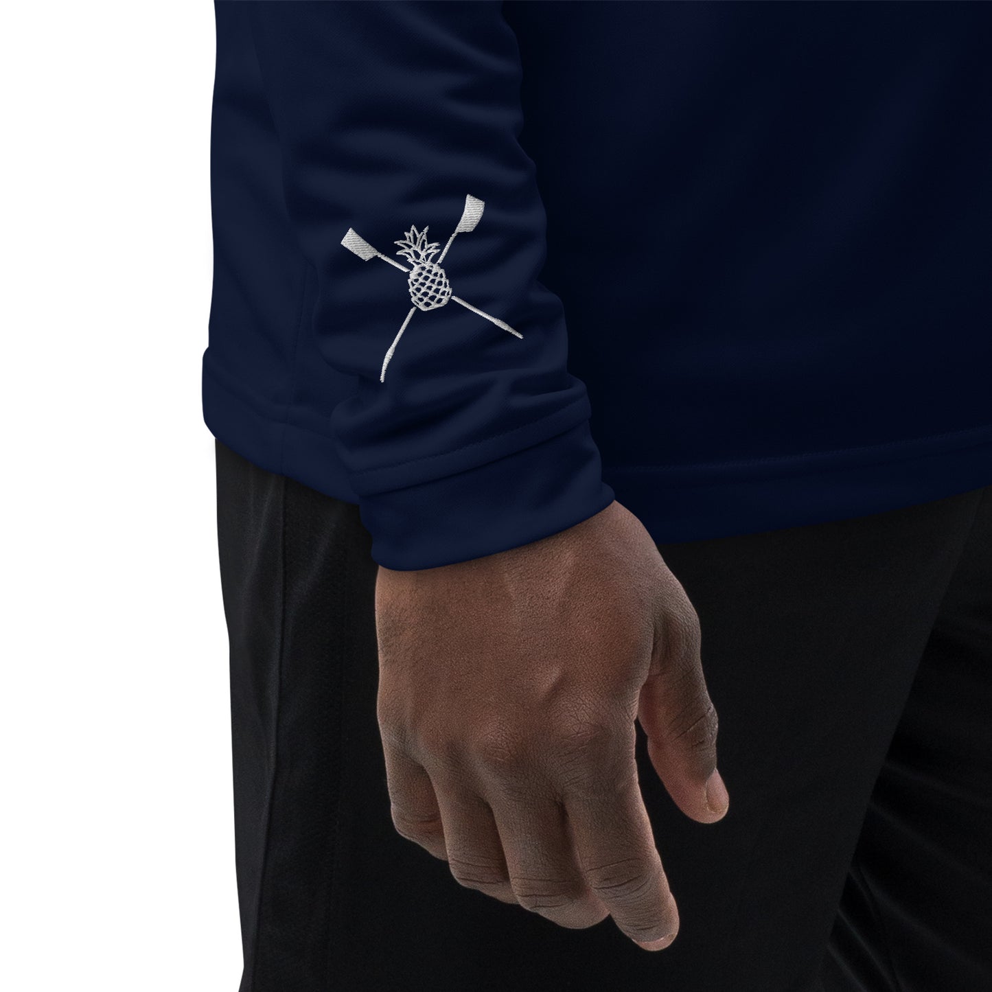 Adidas Quarter Zip Pullover: The Original [Embroidered]