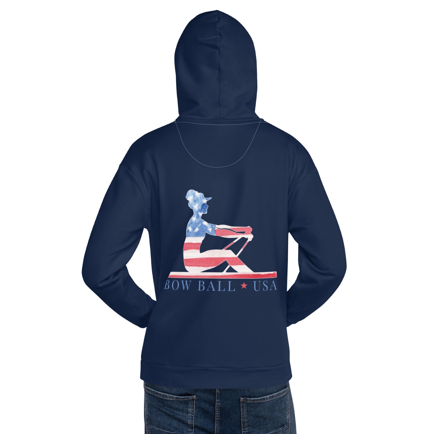 Hand-Sewn Unisex Hoodie | All-American Rowing [Female]