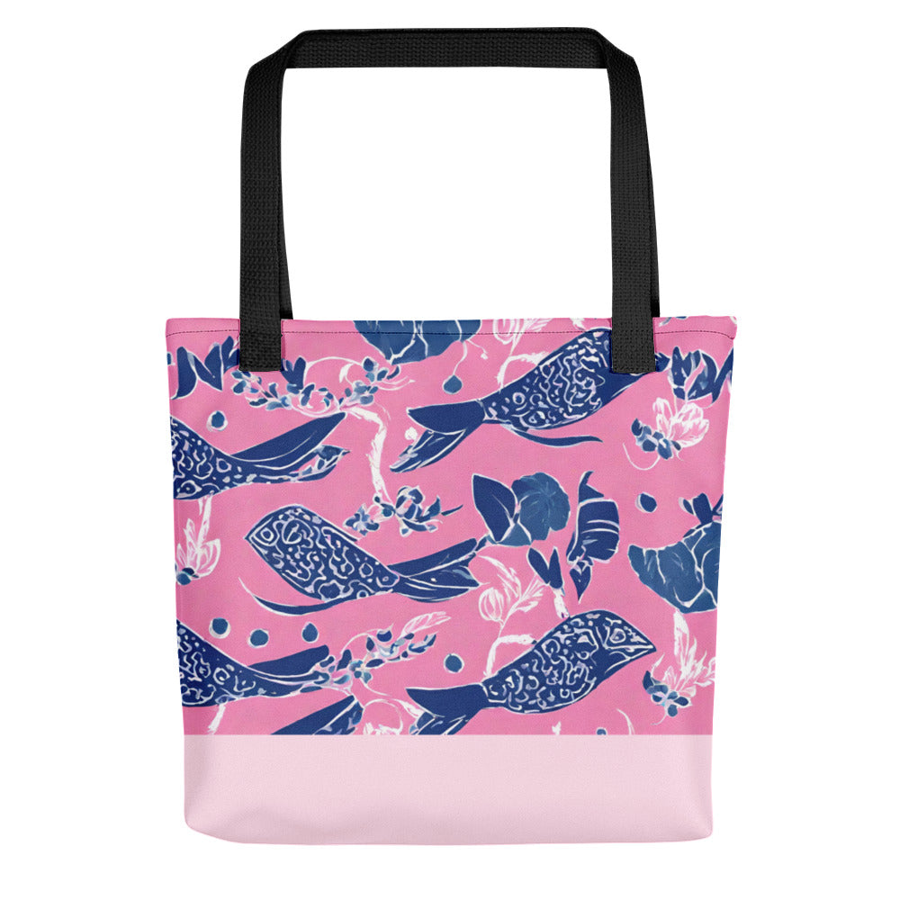 Cloth Tote Bag: Rise | Sweet Fish