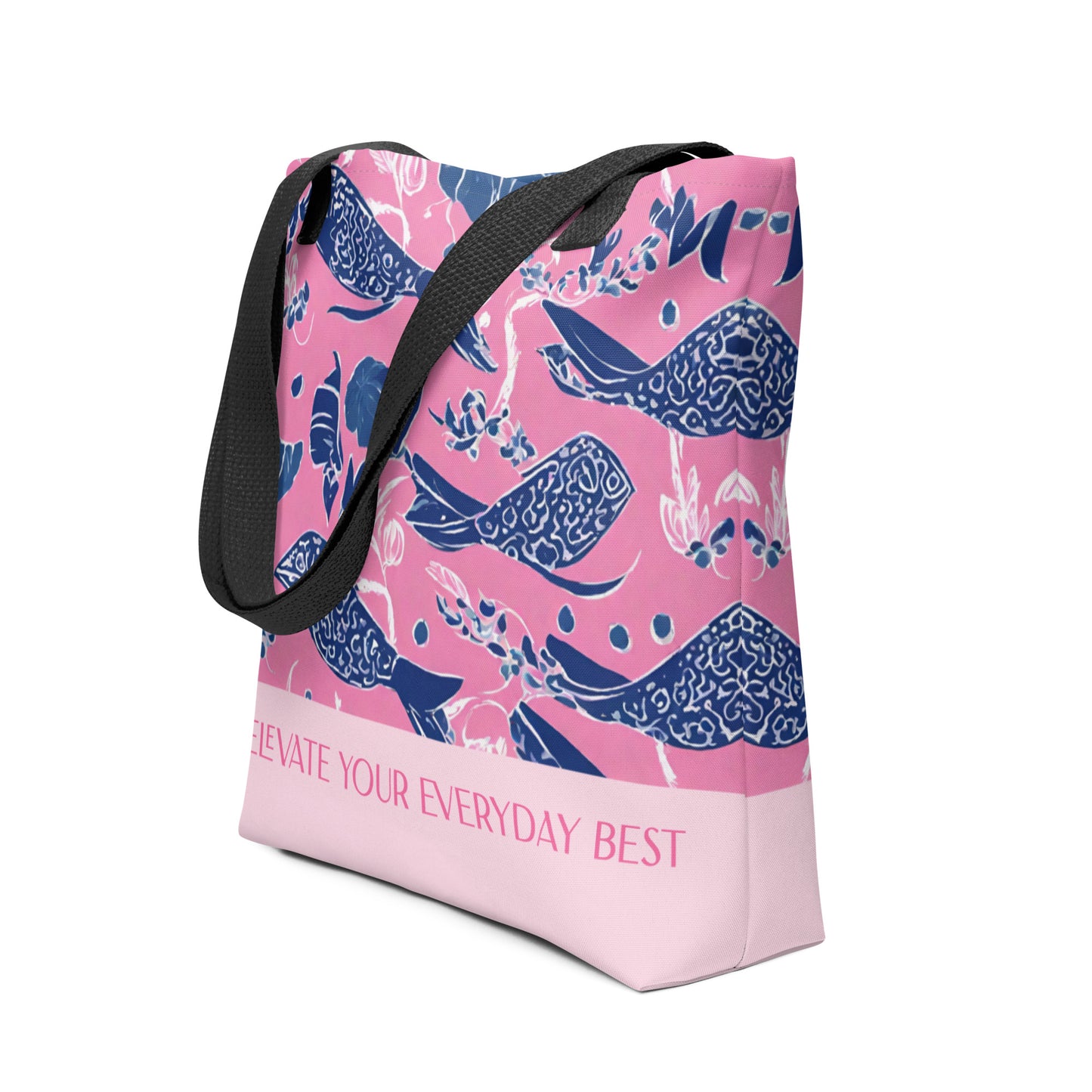 Cloth Tote Bag: Rise | Sweet Fish