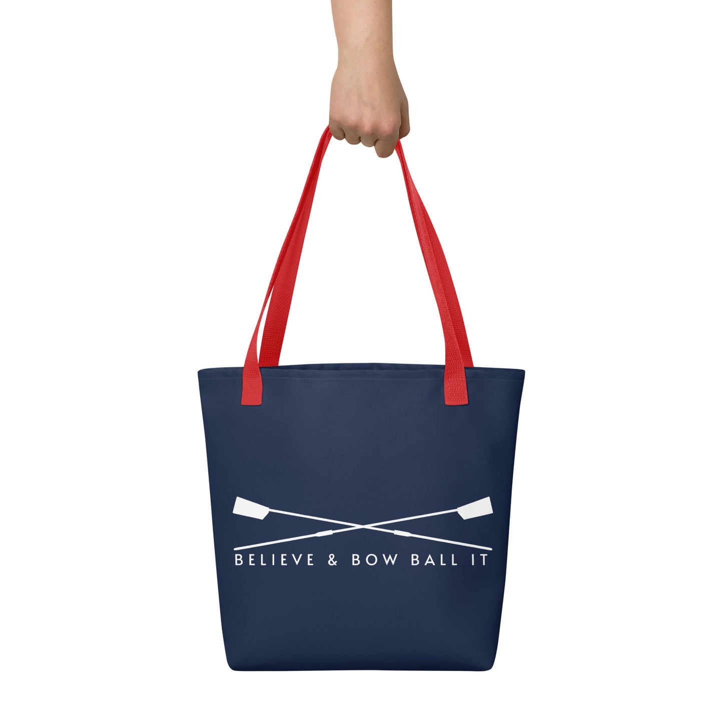 Cloth Tote Bag | Believe & Bow Ball It