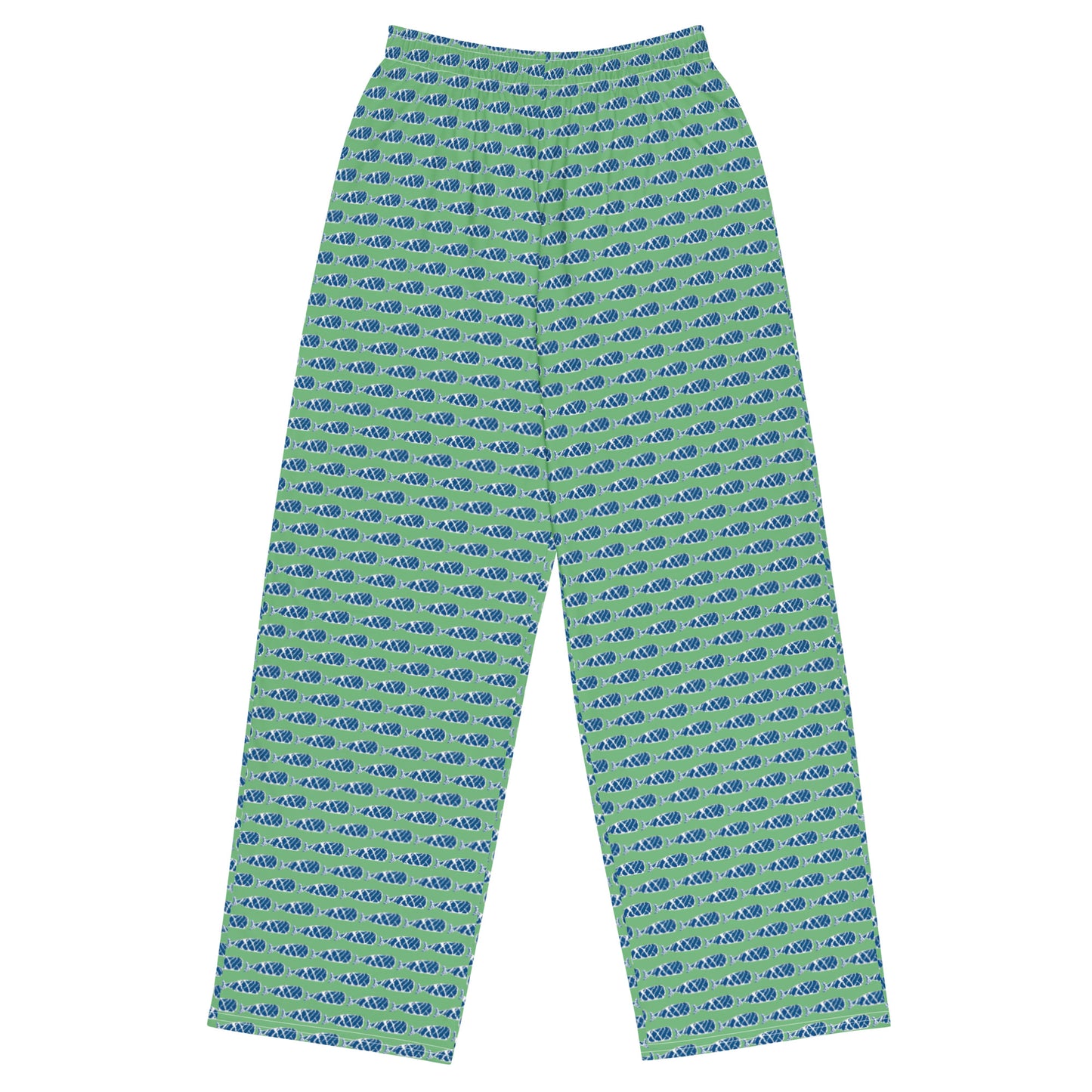 Lounge Pants with Pockets | Sweet Whale [Green]