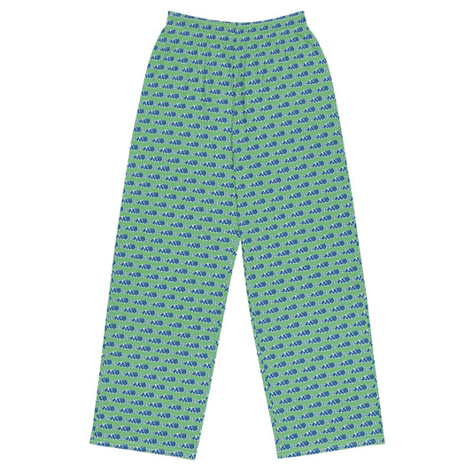 Lounge Pants with Pockets | Sweet Whale [Green]