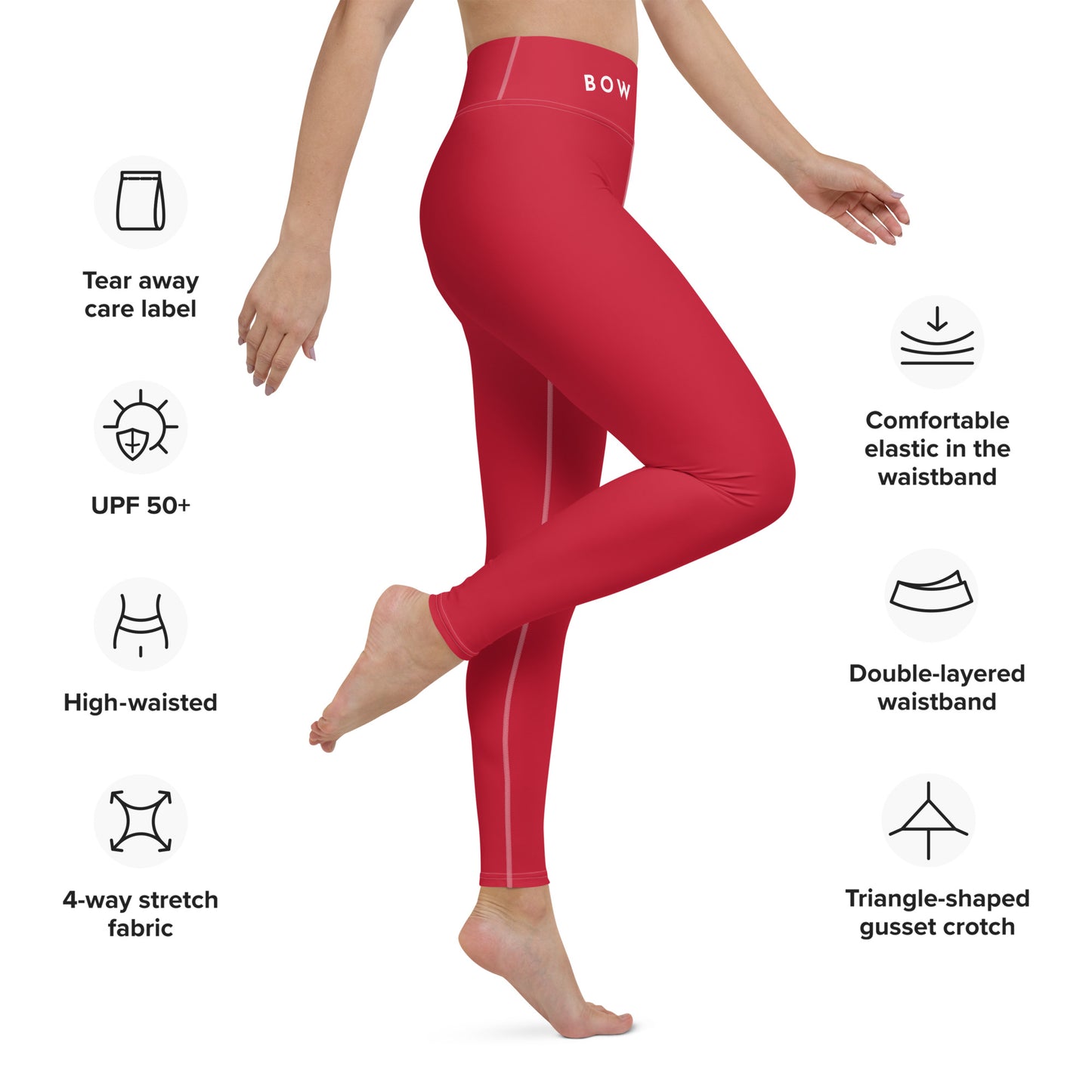 Yoga Leggings: The Original | Red