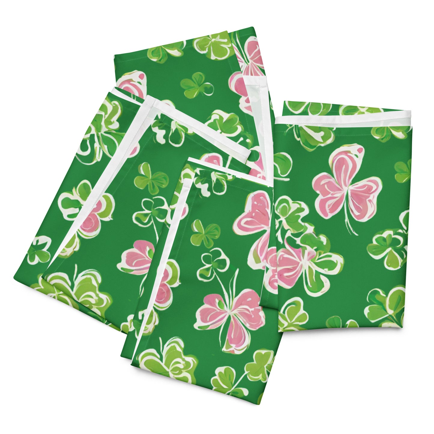 Cloth Napkin Set: Irish Eyes | Green