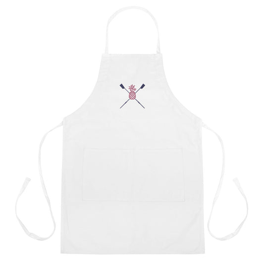 Apron: Classic Bow Ball [Embroidered w/ Pink and Navy Logo]