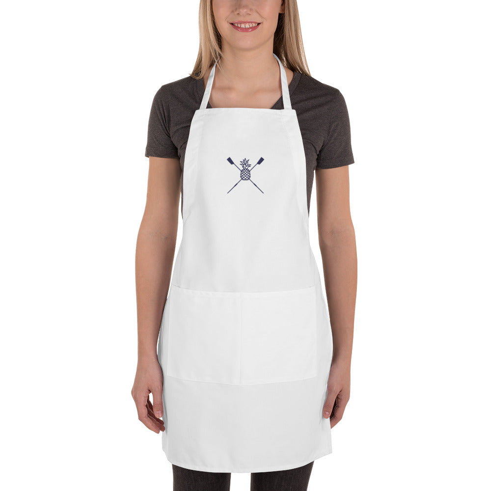 Apron: Classic [Embroidered w/ Navy Logo]