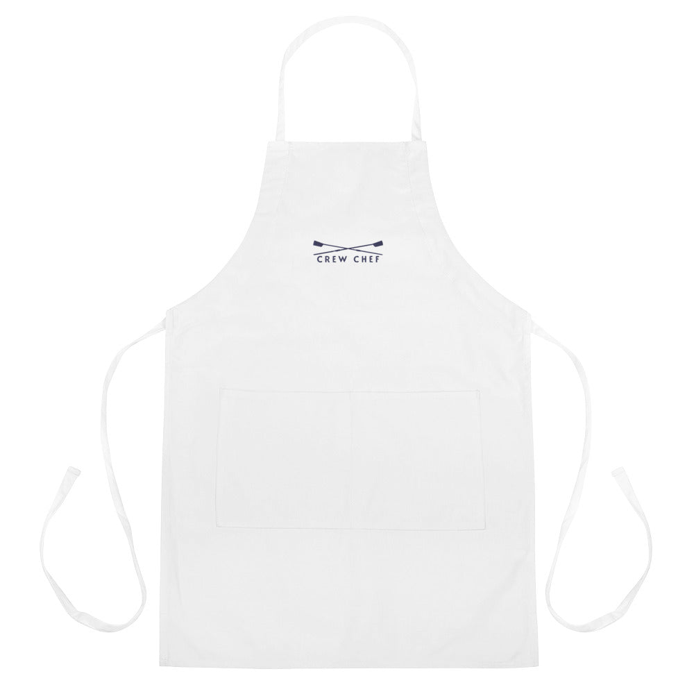 Embroidered Apron: Crew Chef | White Apron