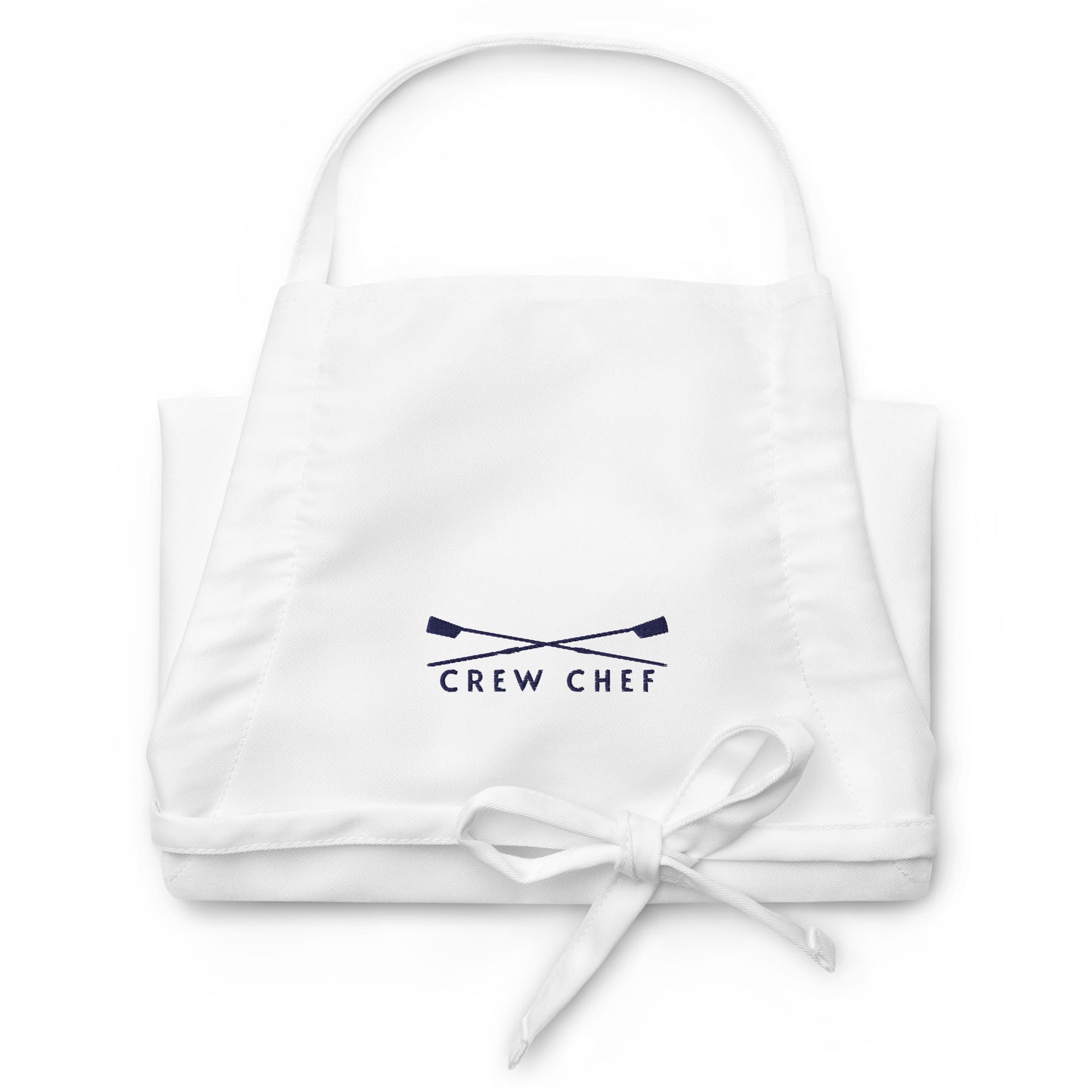 Embroidered Apron: Crew Chef | White Apron