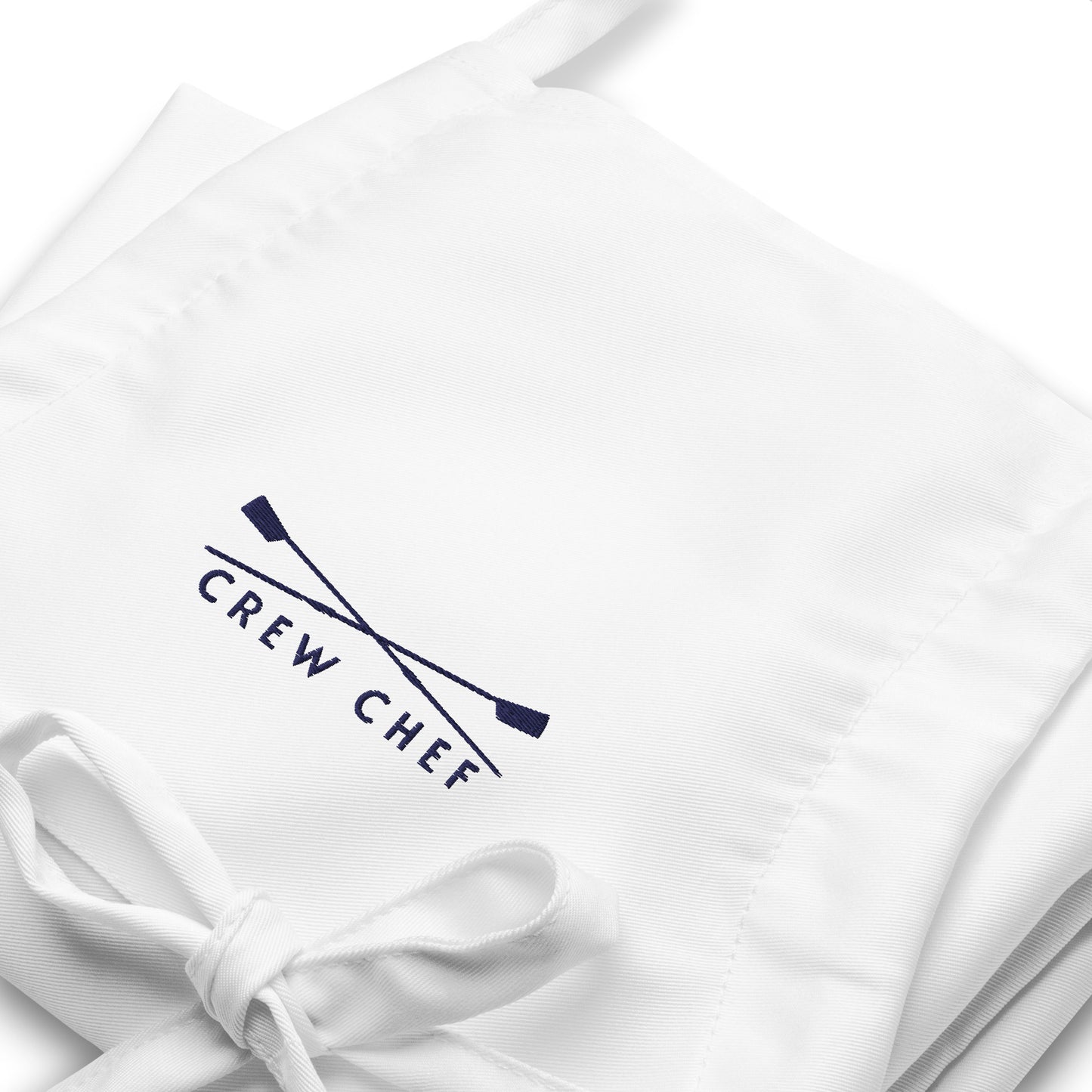 Embroidered Apron: Crew Chef | White Apron