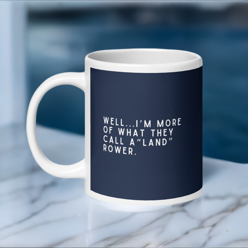 Large Mug: Land Rower | Navy