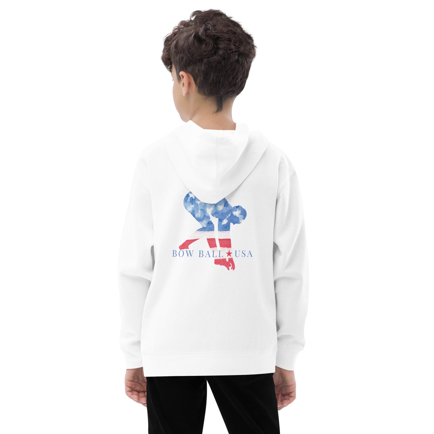 Kids Fleece Hoodie | All-American Swimming | Starting Block