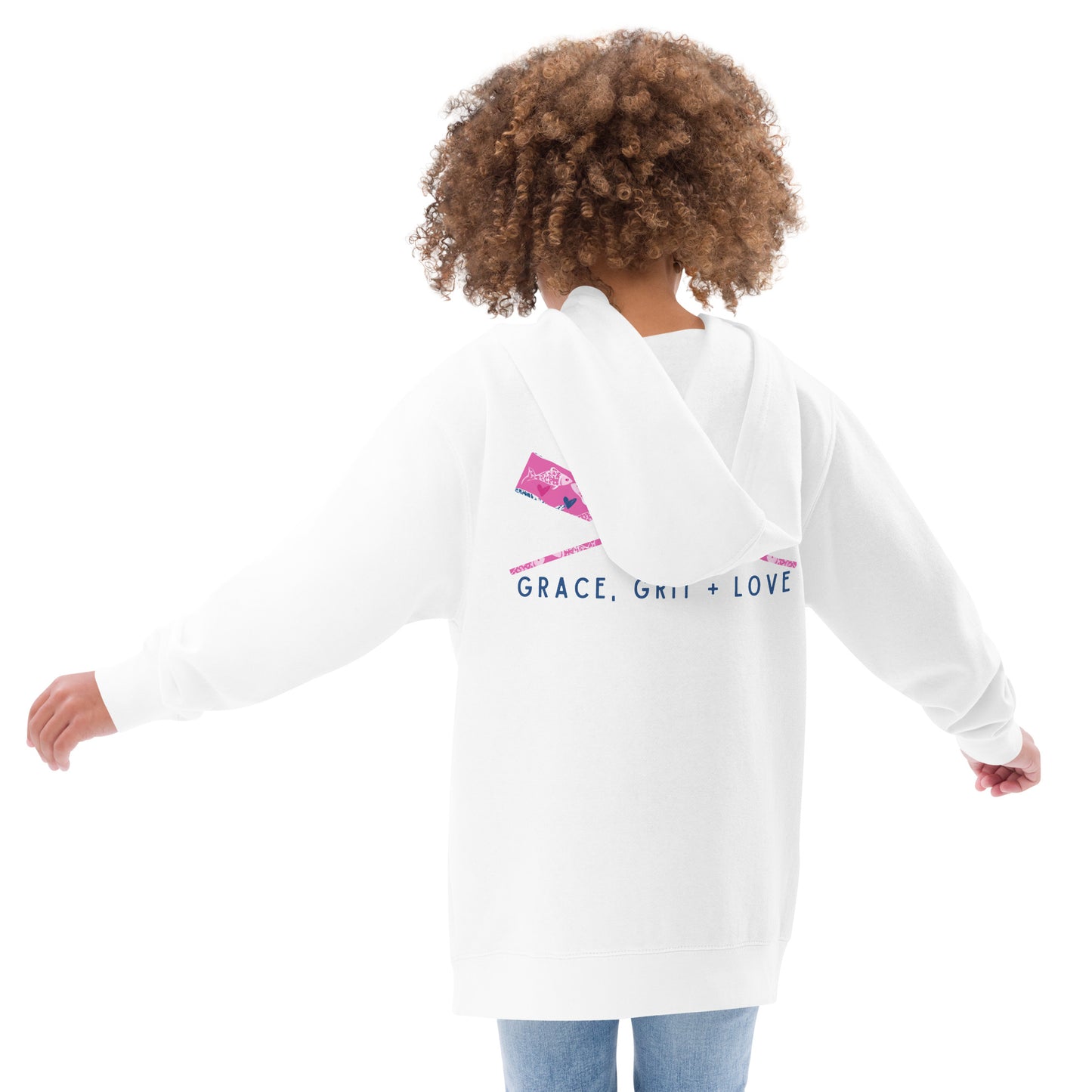 Kids Fleece Hoodie | Grace, Grit + Love