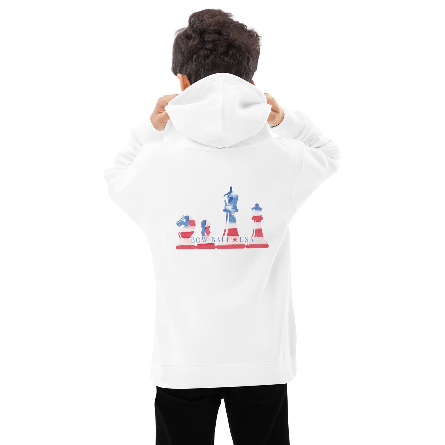 Kids Fleece Hoodie | All-American Chess