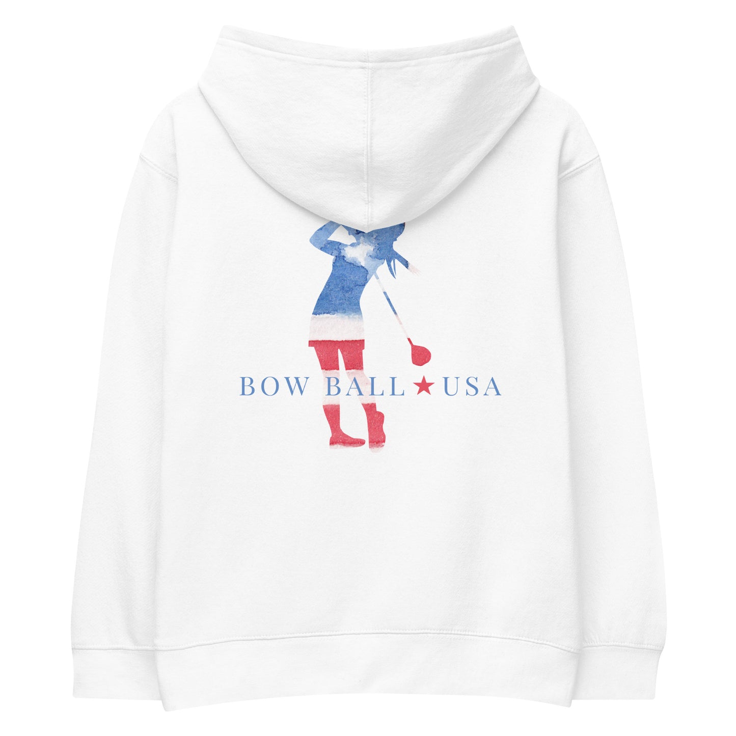 Kids Fleece Hoodie | All-American Golfer [Female]