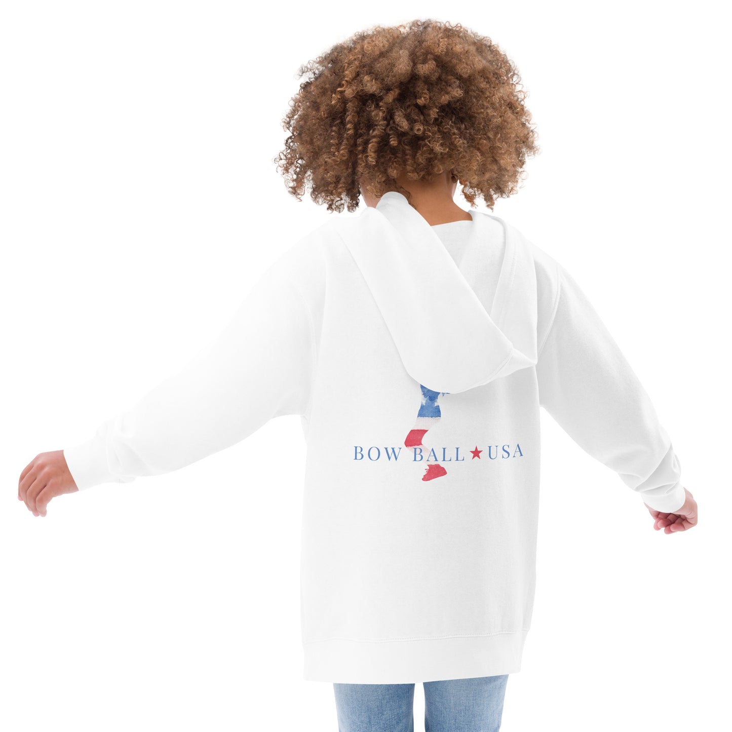 Kids Fleece Hoodie | All-American Tennis [Female]