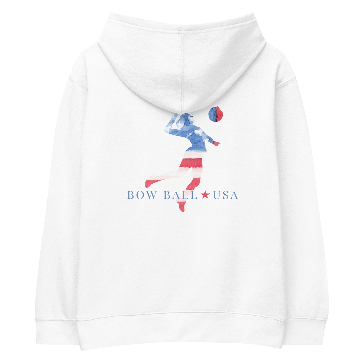 Kids Fleece Hoodie | All-American Volleyball [Female]