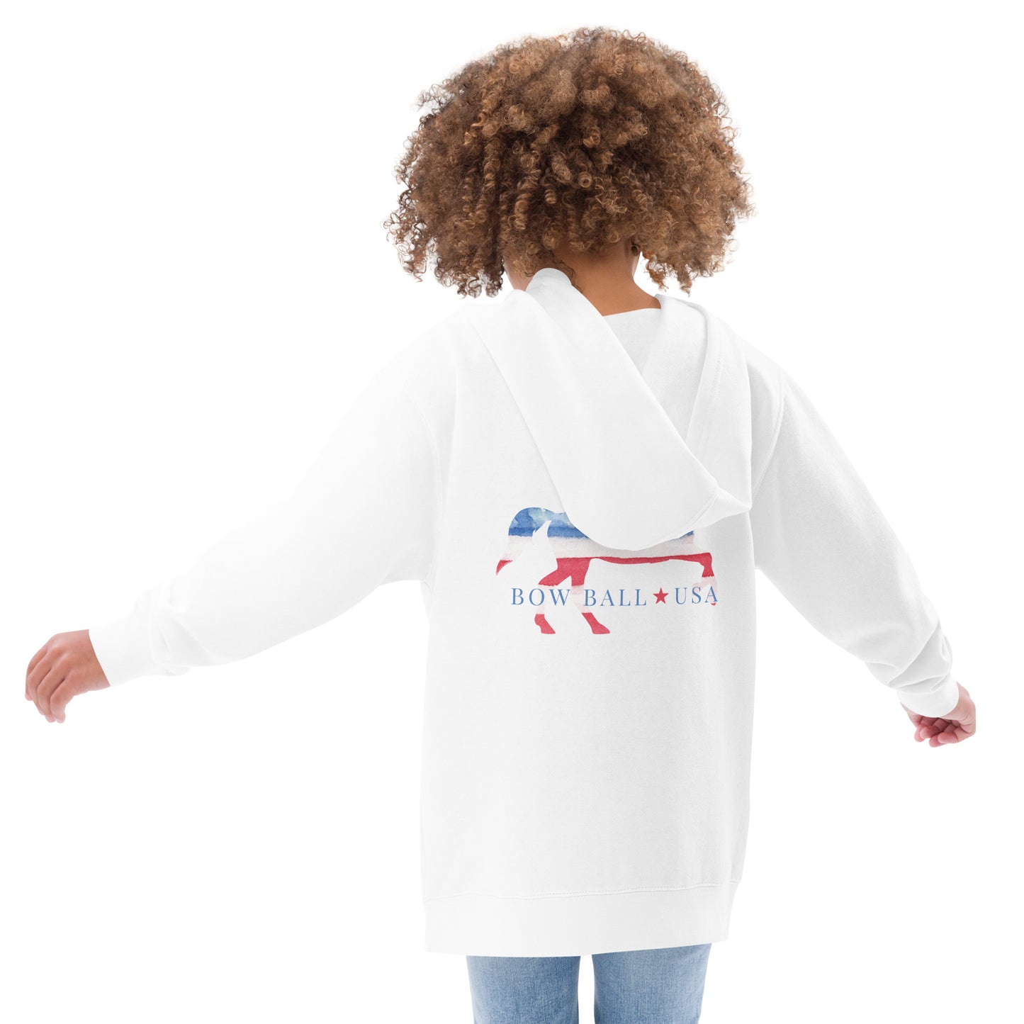 Kids Fleece Hoodie | All-American Horseback Riding