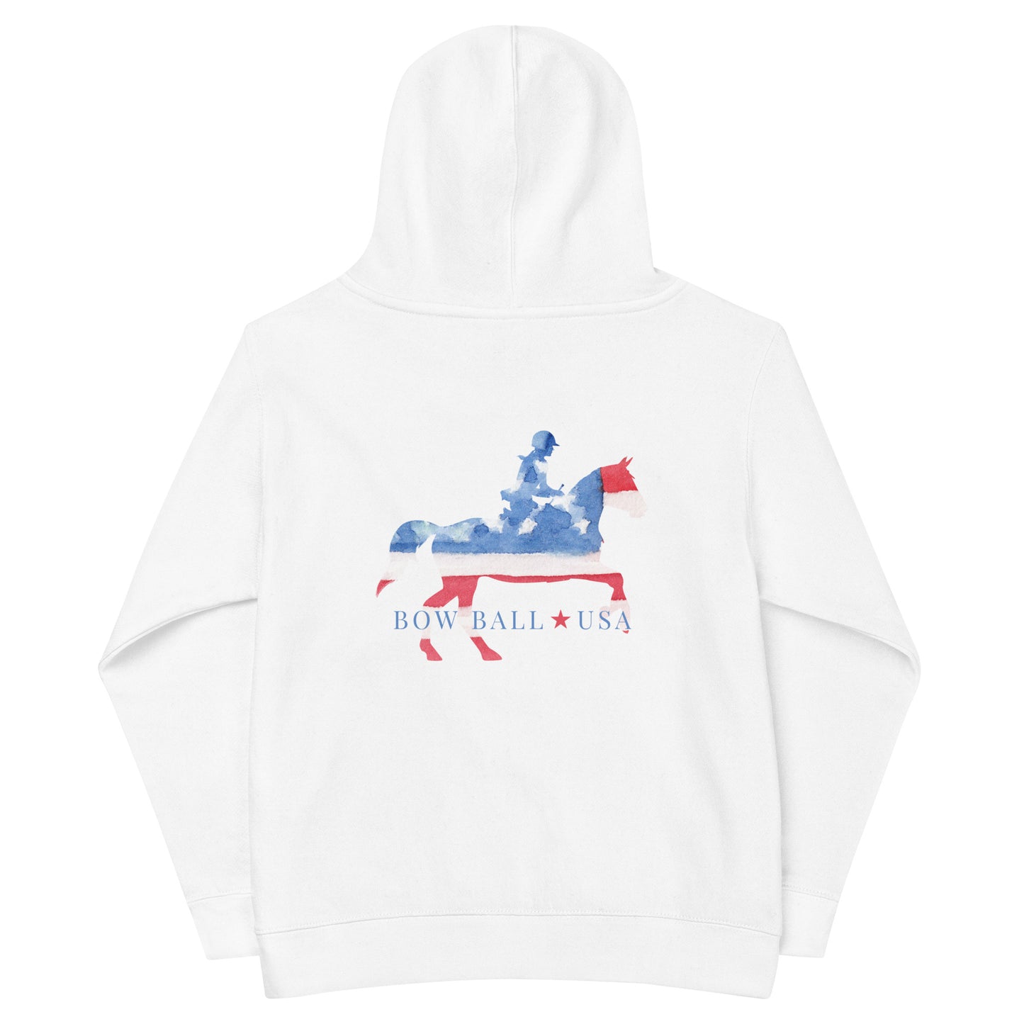 Kids Fleece Hoodie | All-American Horseback Riding