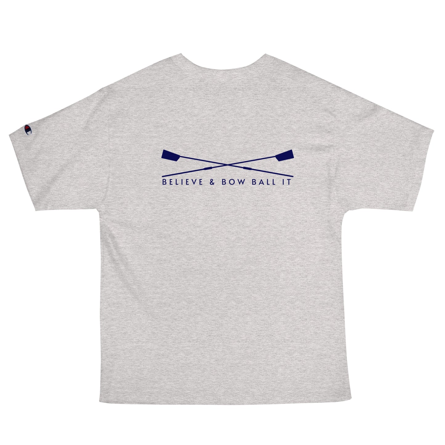 Men's Champion T-Shirt: Bow Ball It | Believe