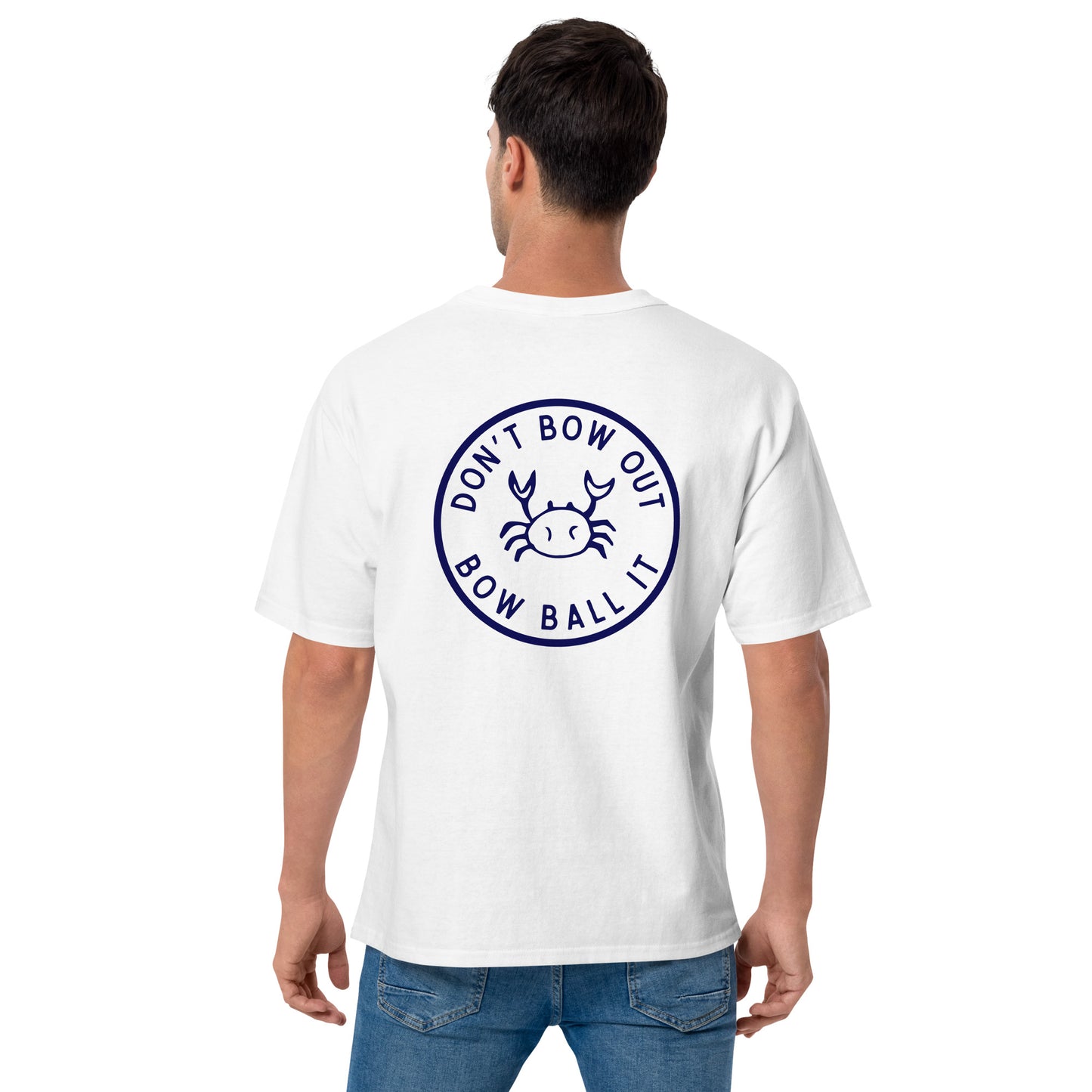 Men's Champion T-Shirt: Bow Ball It | Crab