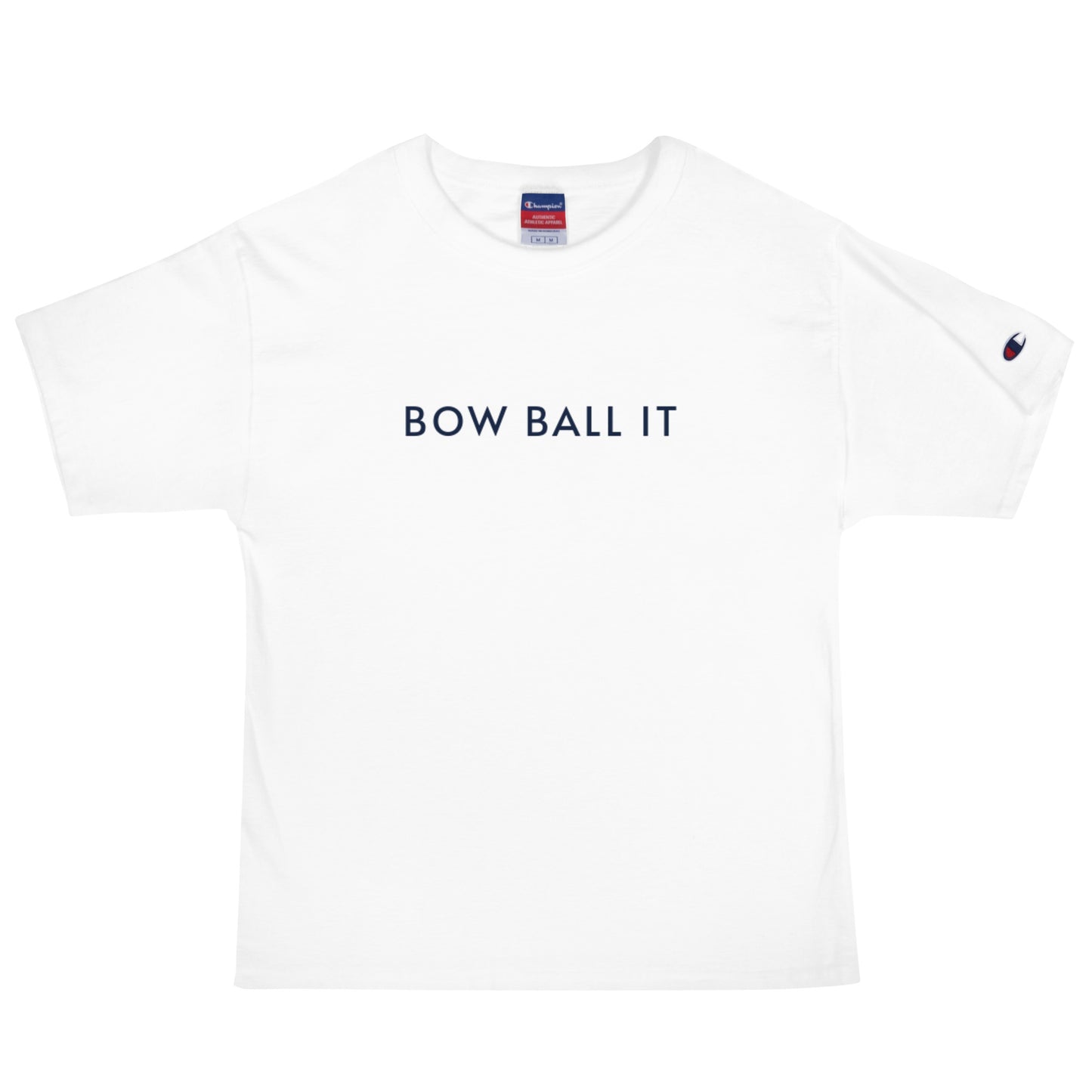 Men's Champion T-Shirt: Bow Ball It | Believe