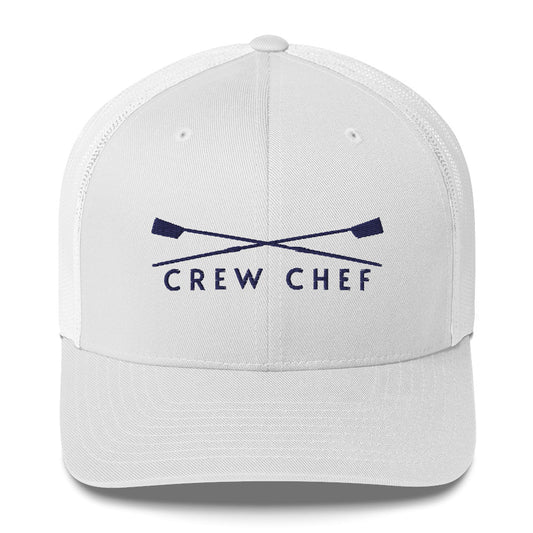 Trucker Cap: Crew Chef [Embroidered in Navy]