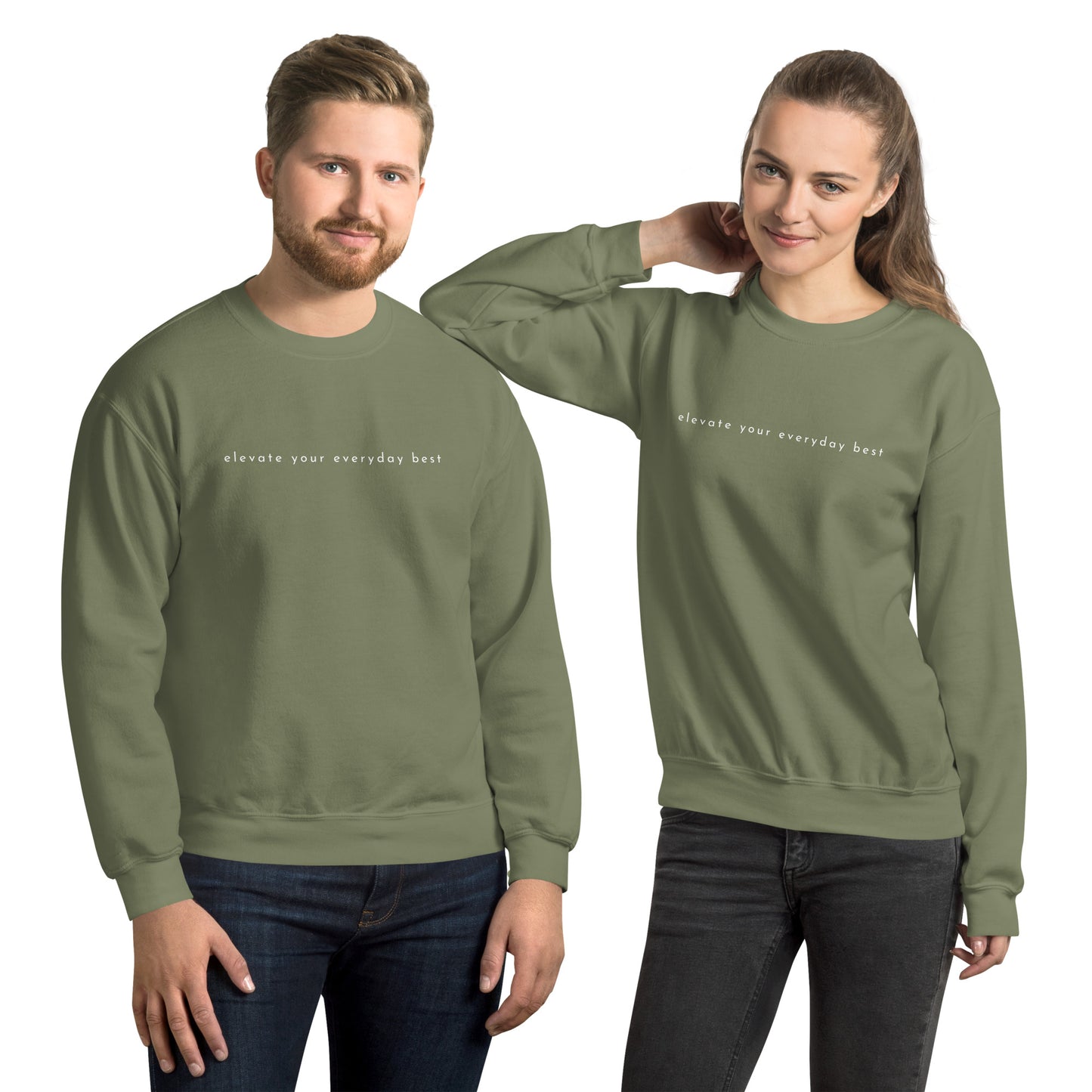 Unisex Sweatshirt: Elevate | Colors