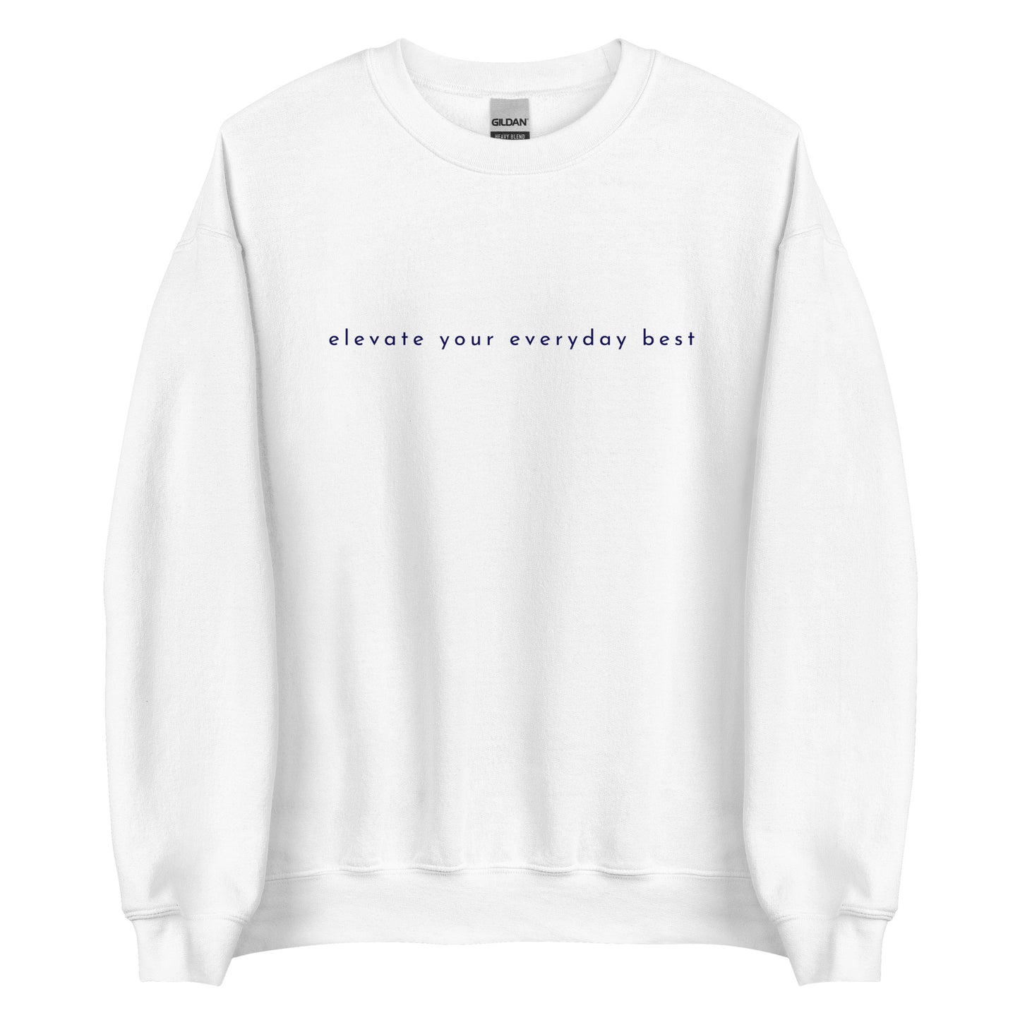 Unisex Sweatshirt: Elevate | White