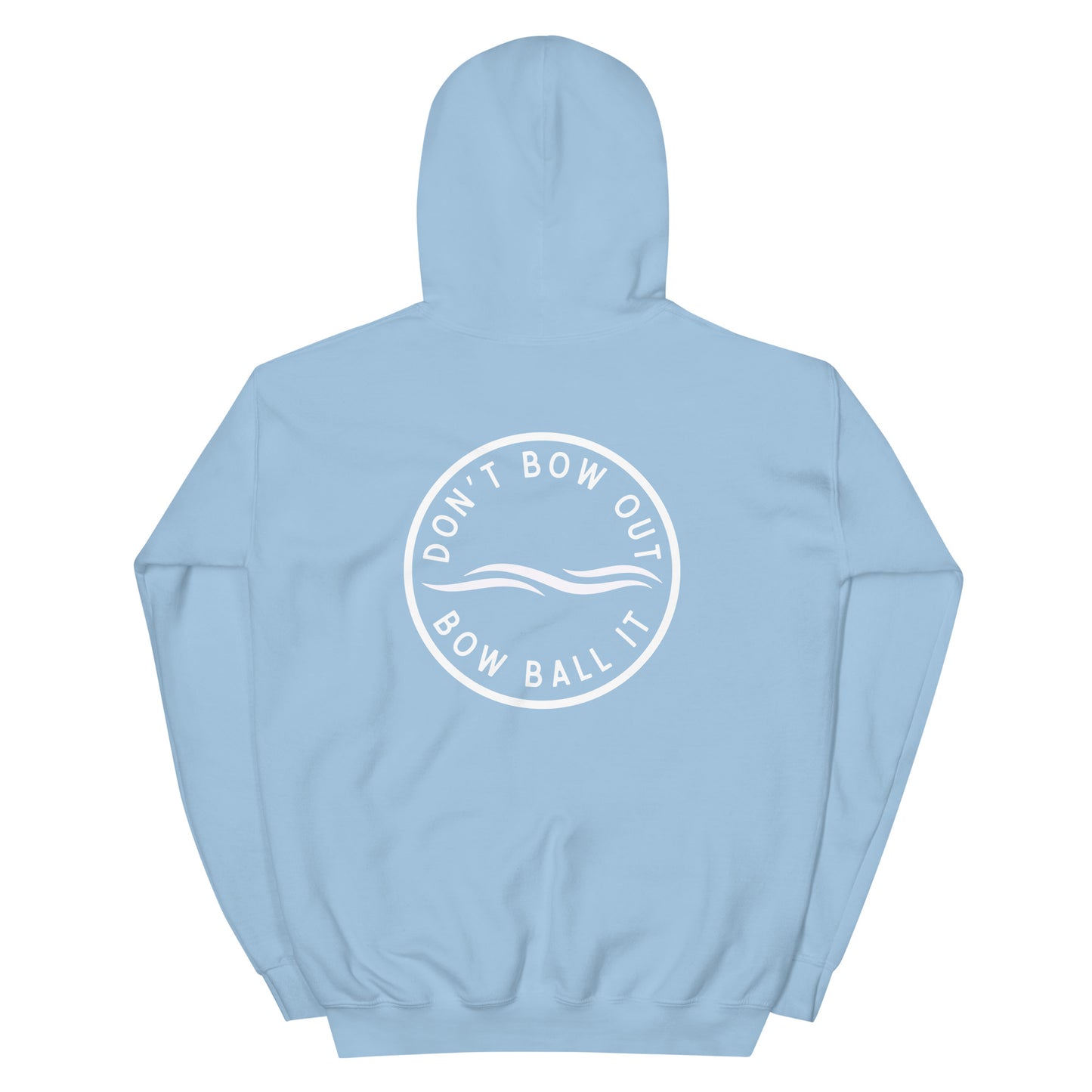 Unisex Hoodie: Bow Ball It | Waves