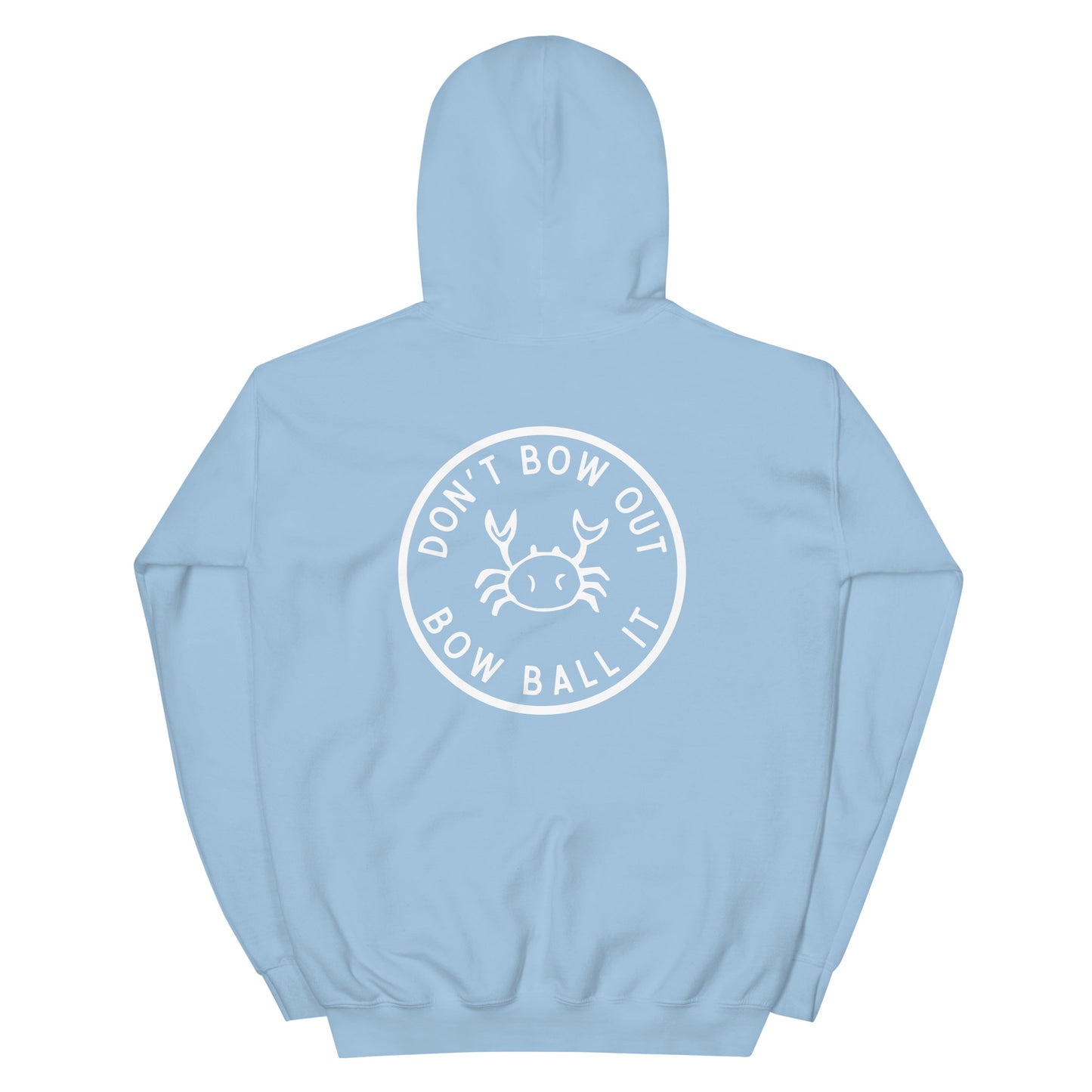 Unisex Hoodie: Bow Ball It | Crab