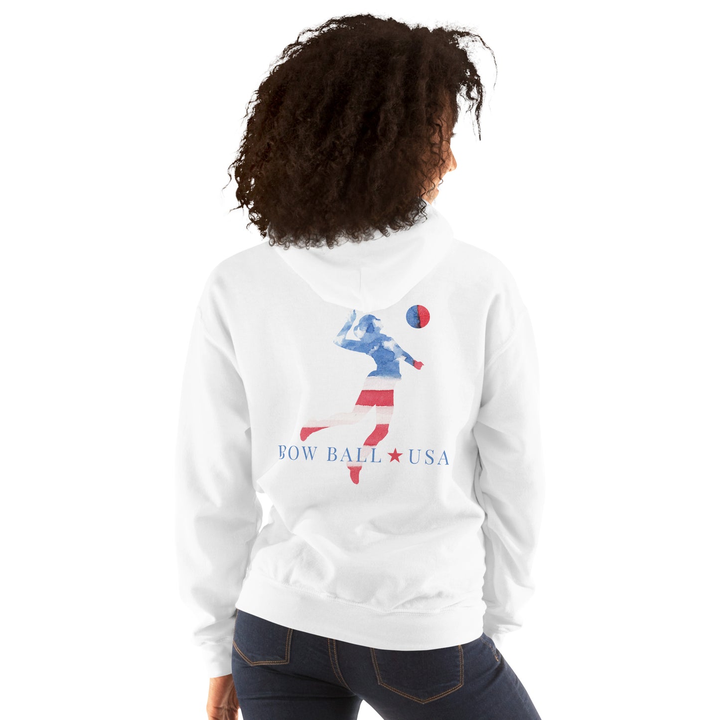 Unisex Hoodie | All-American Volleyball [Female]