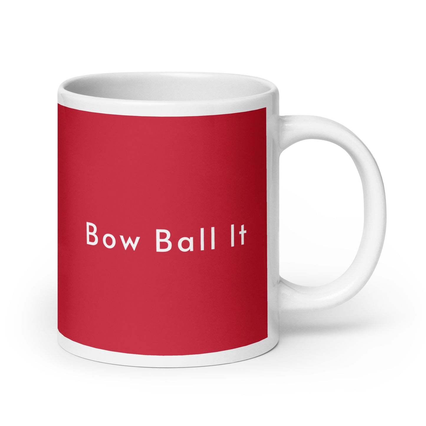 Large Mug: Don't Bow Out | Red