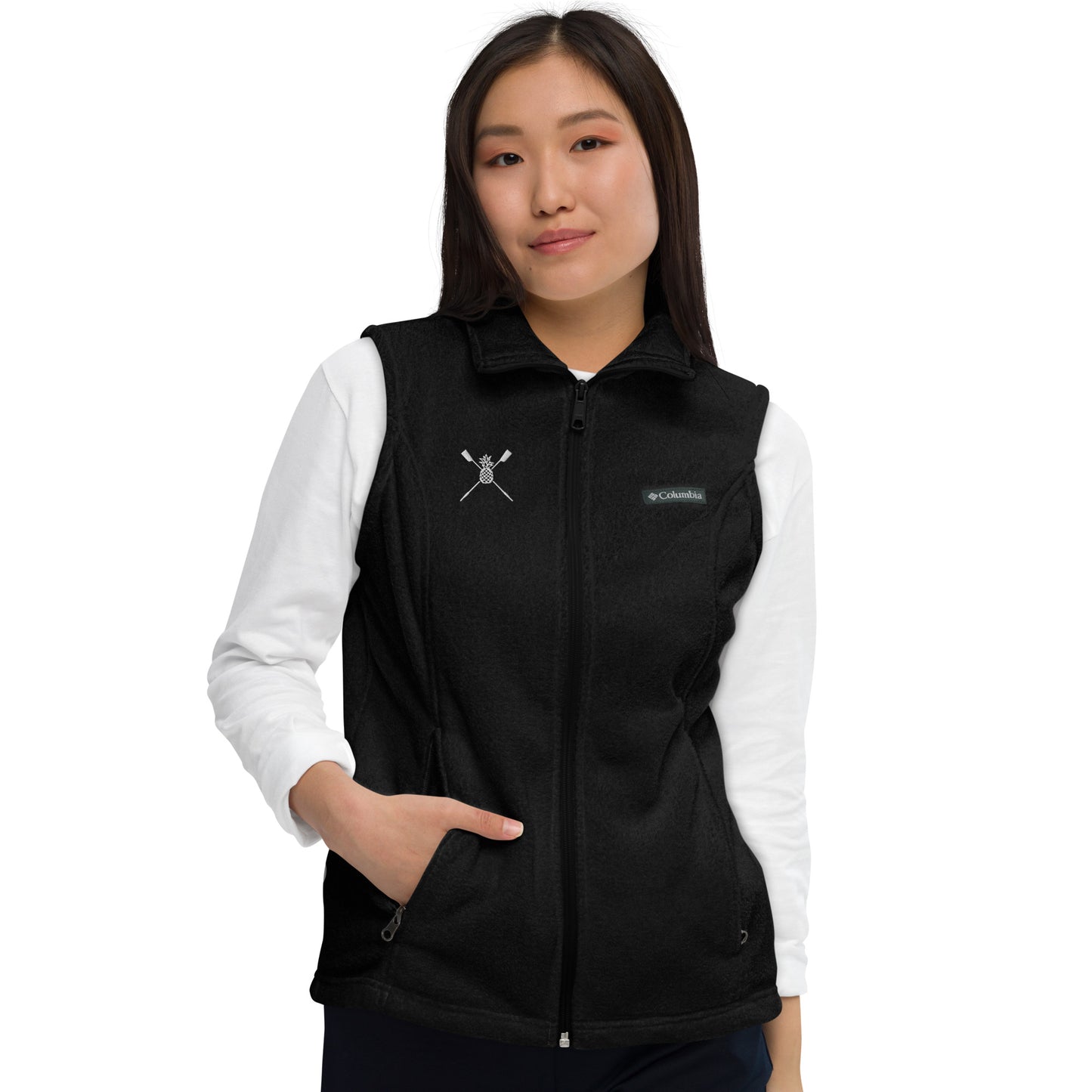 Women’s Columbia Fleece Vest: Classic [Embroidered]