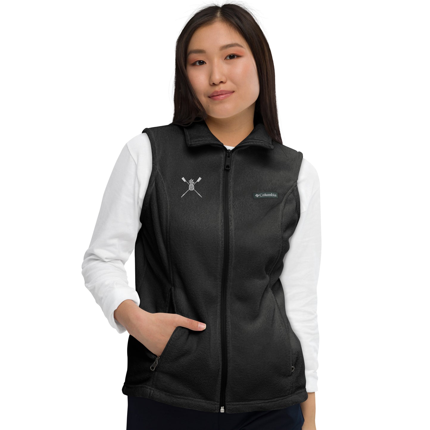 Women’s Columbia Fleece Vest: Classic [Embroidered]