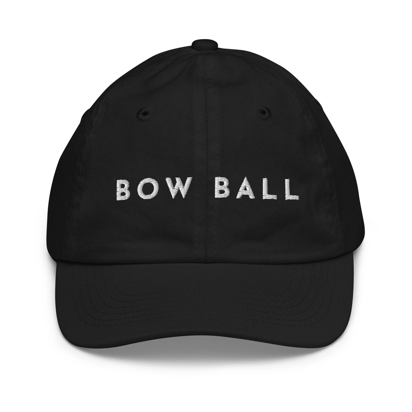 Youth Baseball Cap: Classic Bow Ball [Embroidered]