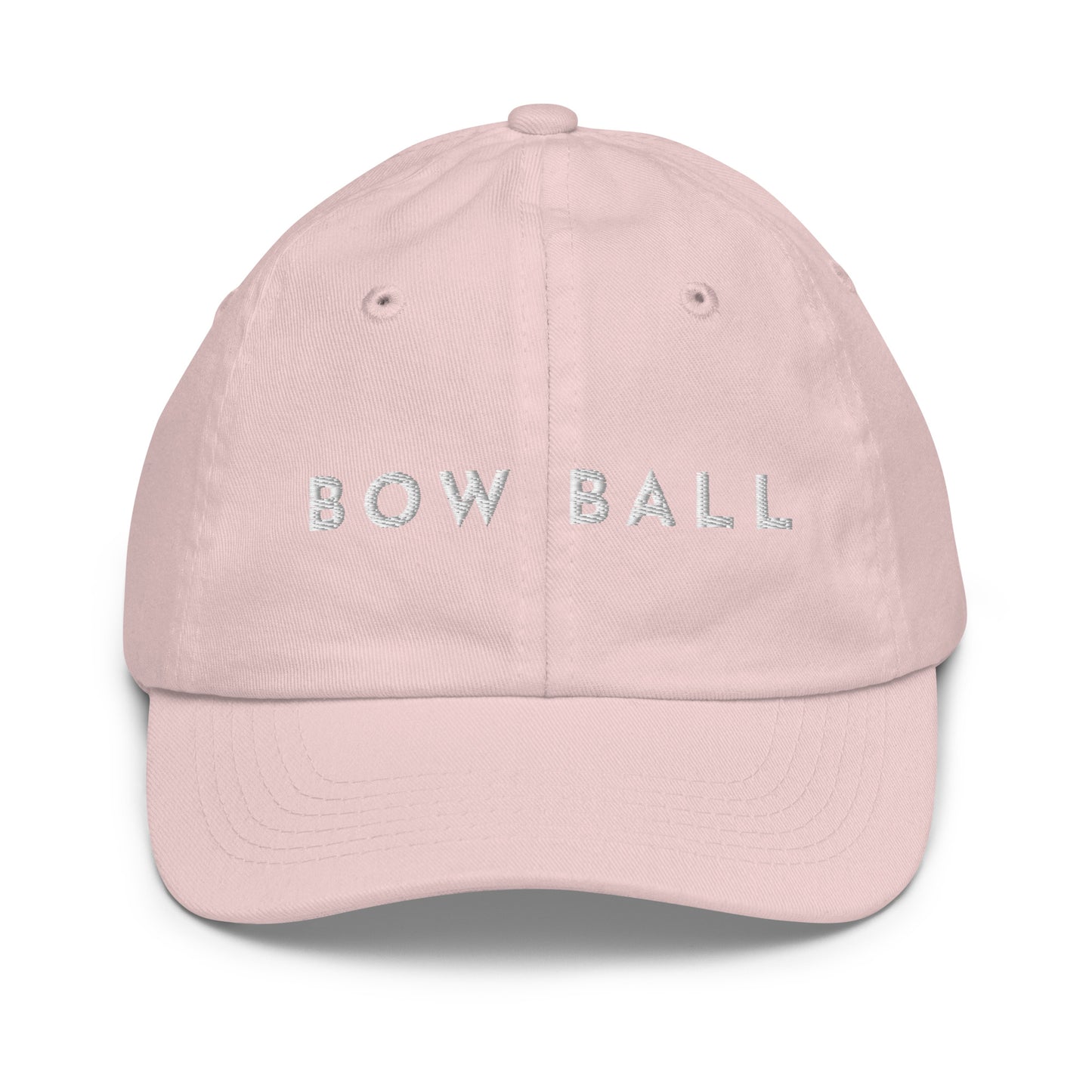 Youth Baseball Cap: Classic Bow Ball [Embroidered]