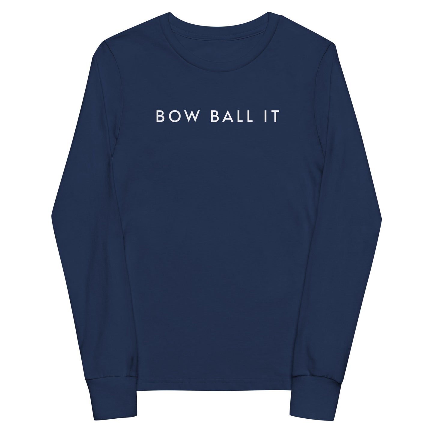 Youth Long Sleeve Tee: Bow Ball It | Waves