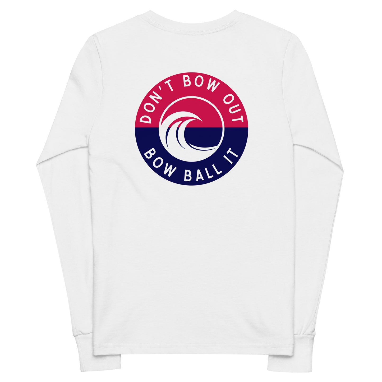 Youth Long Sleeve Tee in White: Elevate | R,W&B