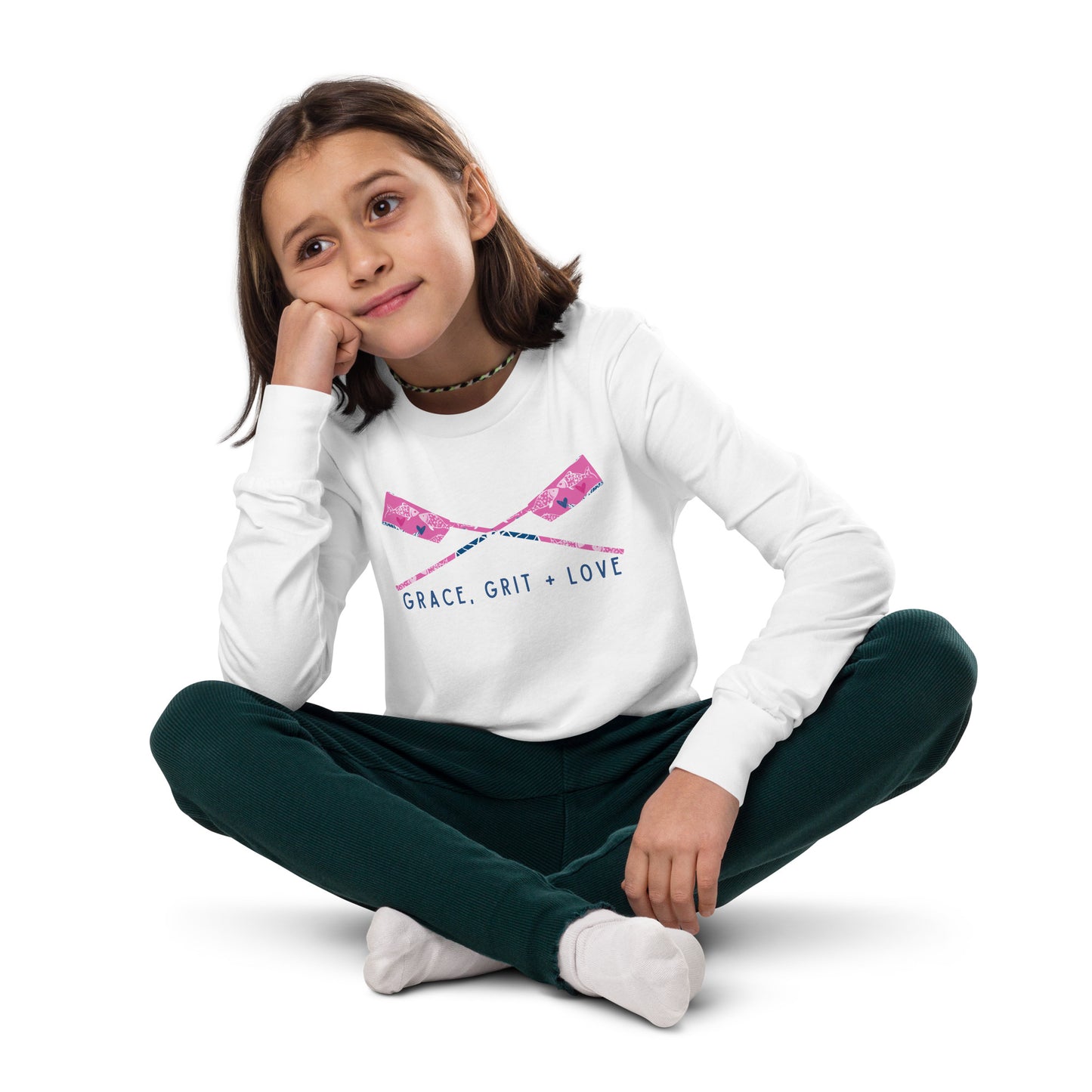 Youth Long Sleeve Tee | Grace, Grit + Love