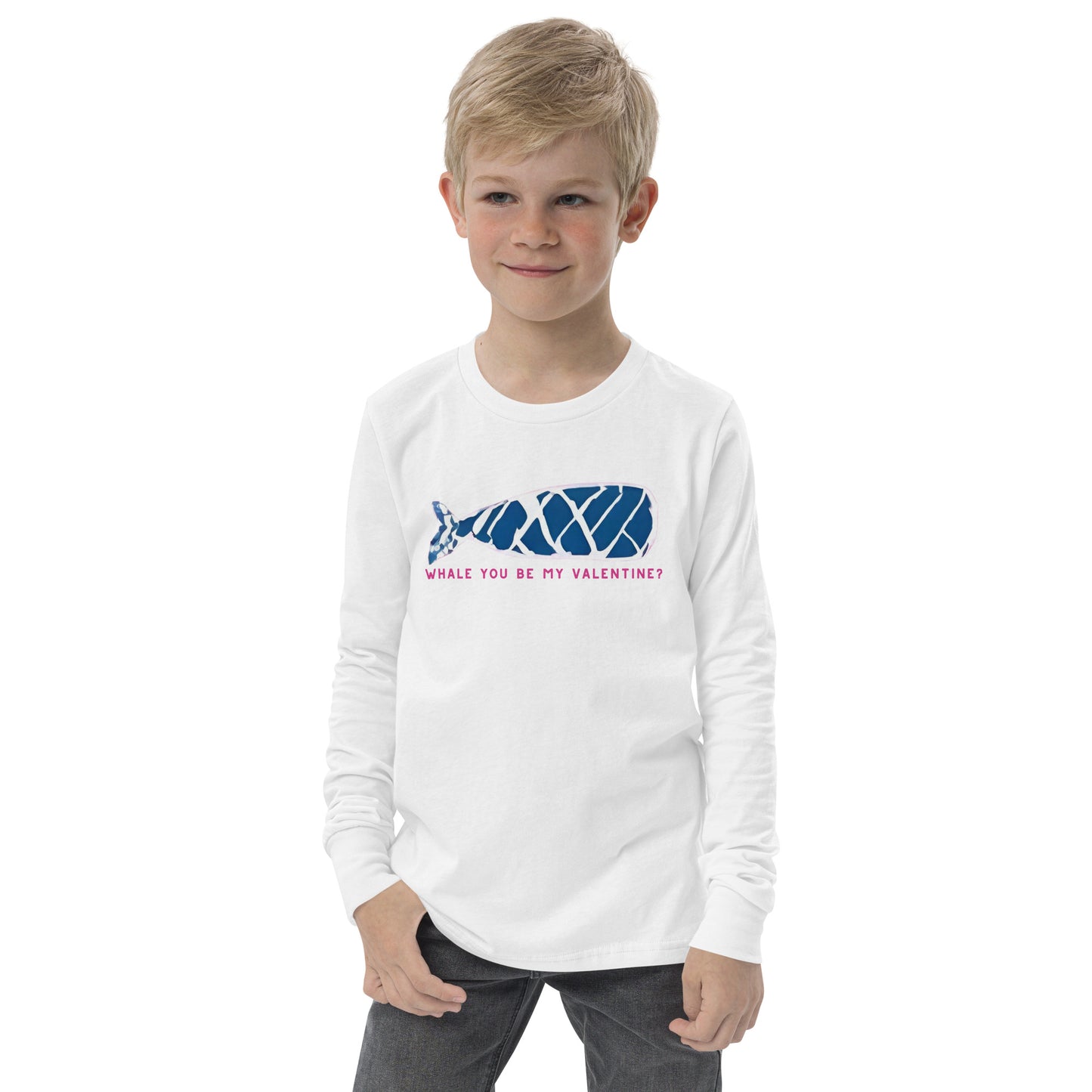 Youth Long Sleeve Tee | Whale You Be?